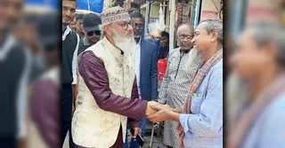 পিরোজপুরে বিজিত প্রার্থীকে সঙ্গে নিয়ে কাজ করতে চান মাসুদ সাঈদী